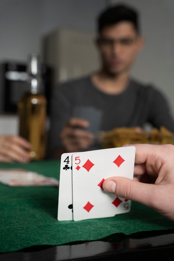 Contoh kartu BandarQ dan nilai kombinasi di meja live